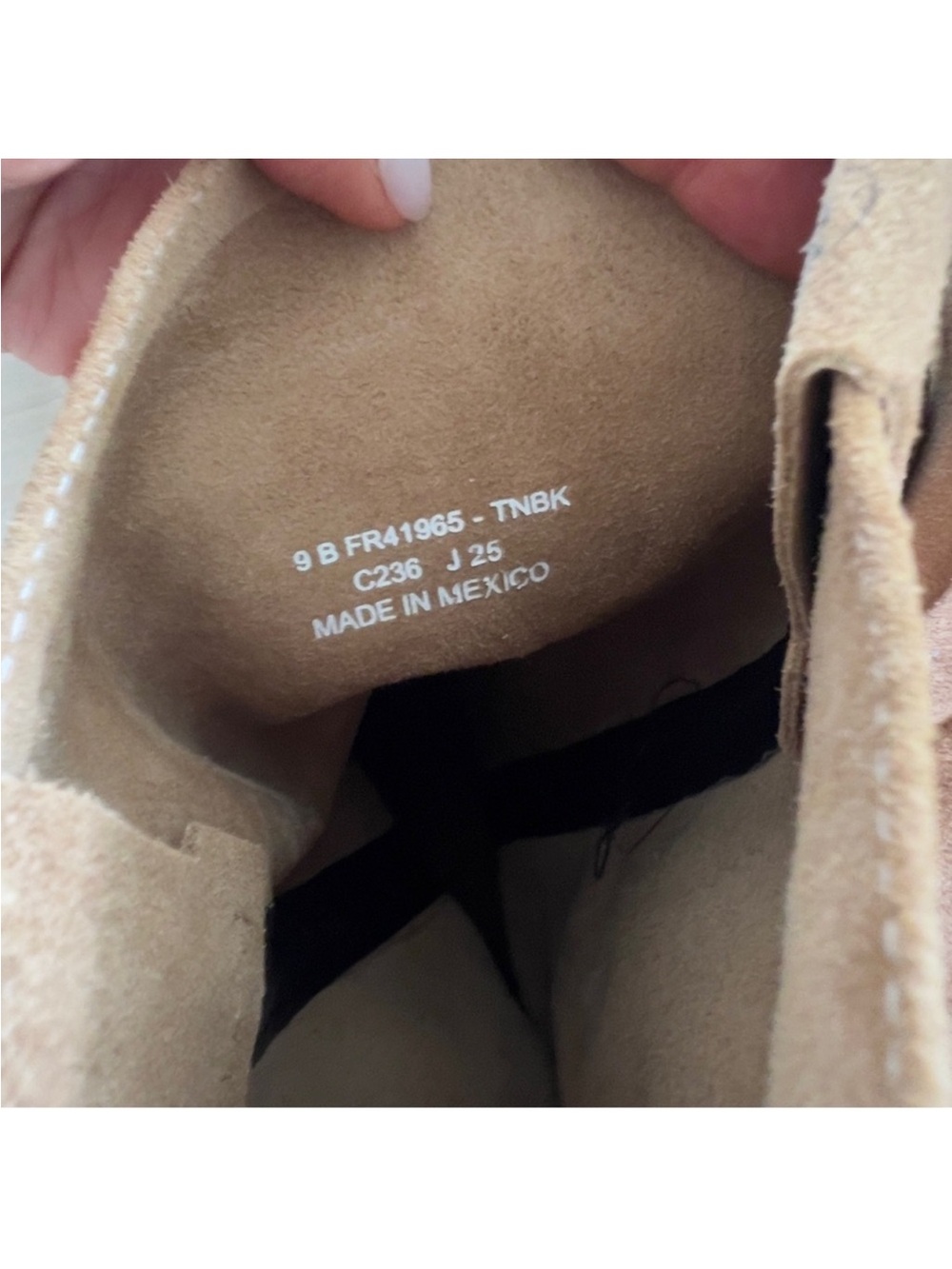 Frye Free People Campus 12R Suede Leather Boots in Tan Buck NWOB - Picture 7 of 7